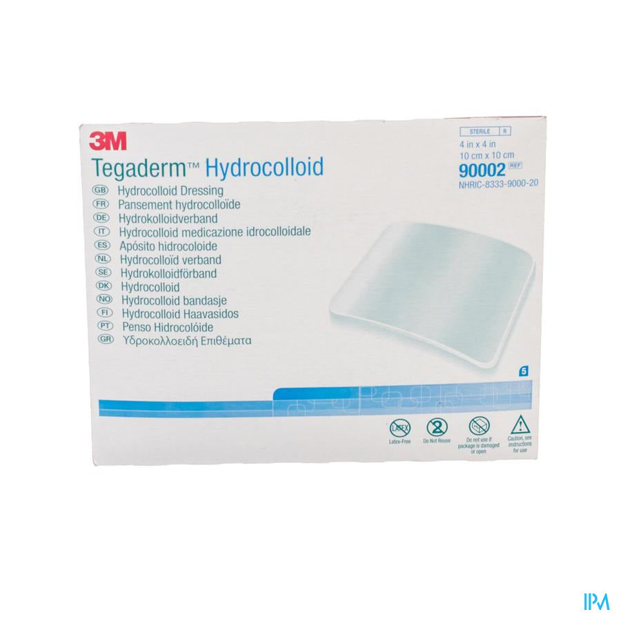 Tegaderm Hydrocol.square Ster 100mmx100mm 5 90002