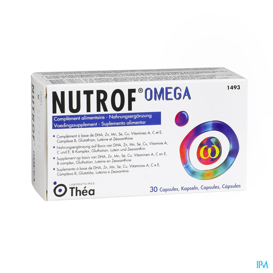 Nutrof Omega Voedingsuppl.ogen Capsules 30verv.2580538