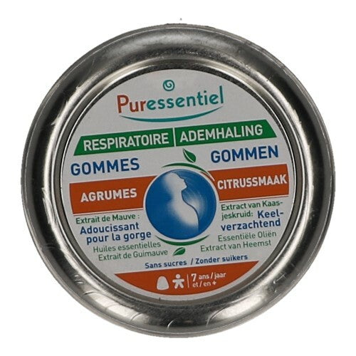 Puressentiel Ademhaling Gommen Citrus 45g