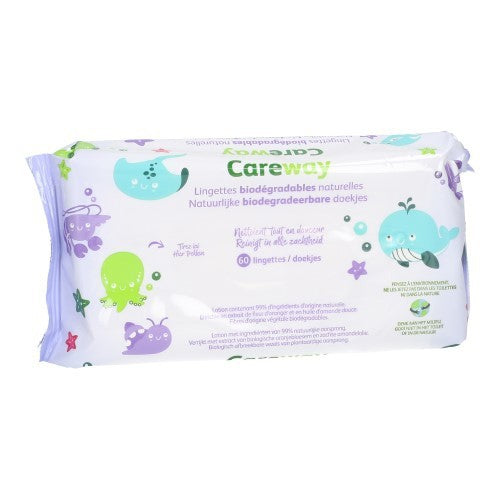 Careway Biodegradeerb. Doekjes 60