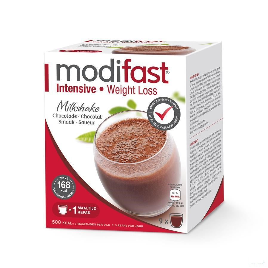 Modifast Milkshake Chocola Zakje 9