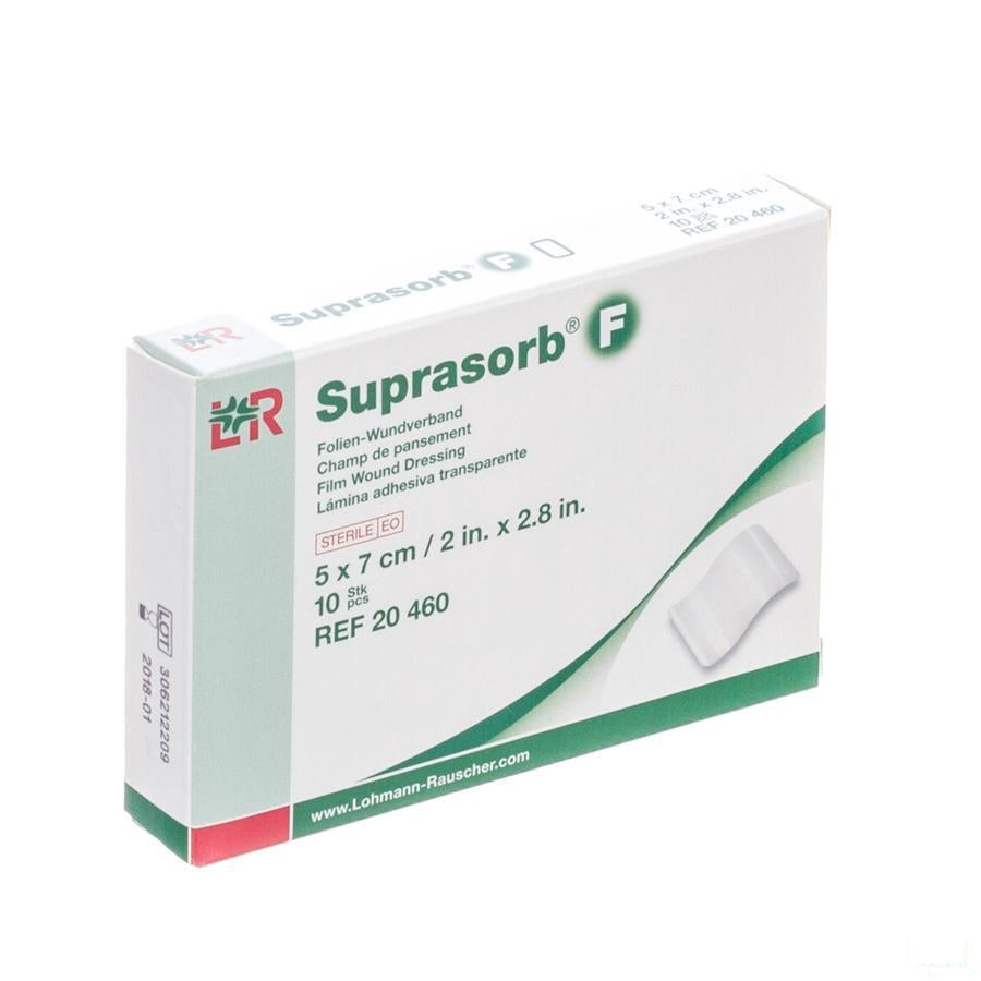 Suprasorb F Film Kp Steriel 5x 7cm 10 20460