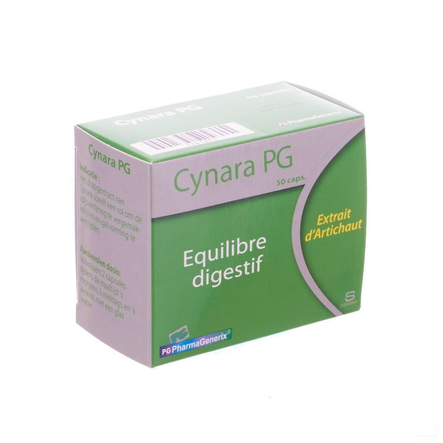 Cynara Pg Pharmagenerix Capsules 50