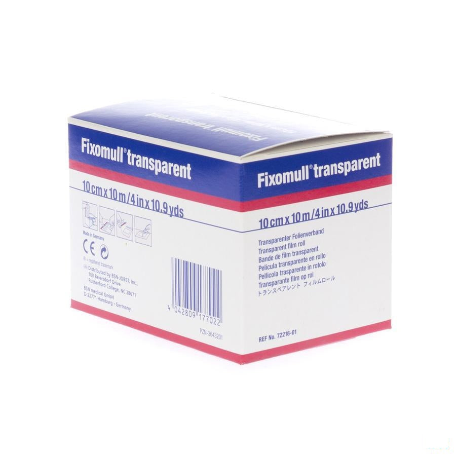 Fixomull T Fixatieverband 10cmx10m 1 7221601