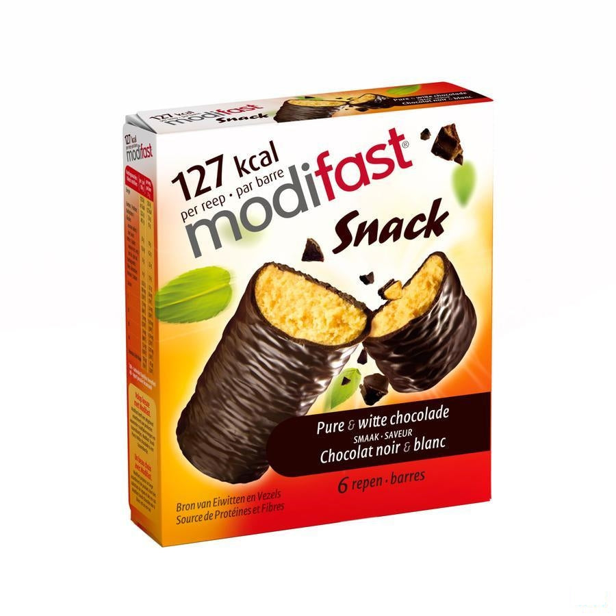 Modifast Control Reep Zwarte-witte Chocolade 6