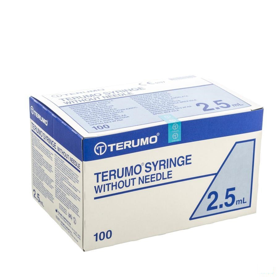 Terumo Spuit Zonder Naald Luer 2,5ml 100