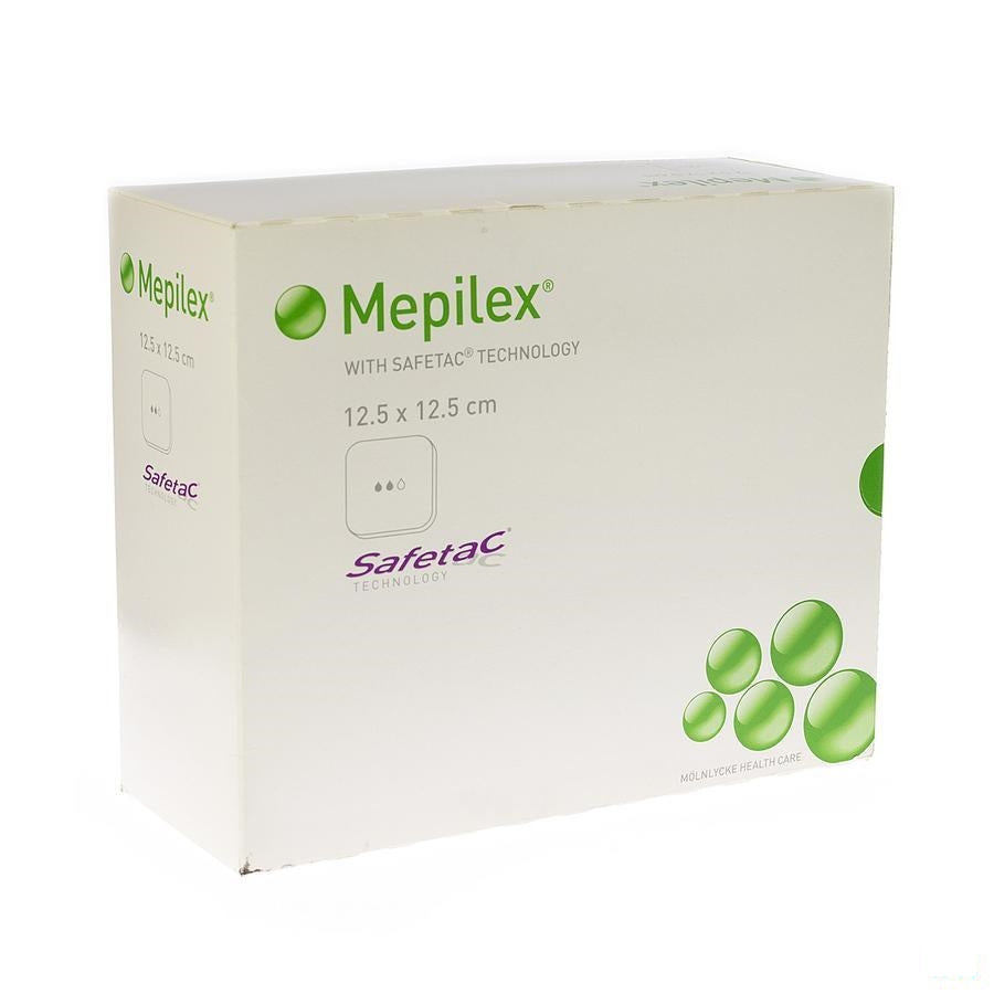 Mepilex Schuimverb Sil Abs Ster 12,5x12,5cm 16