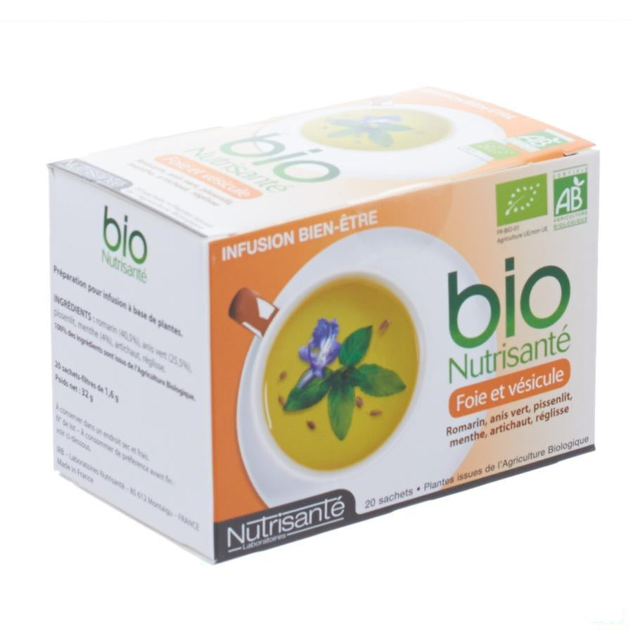 Infusie Bio Lever En Blaas Zakje 20