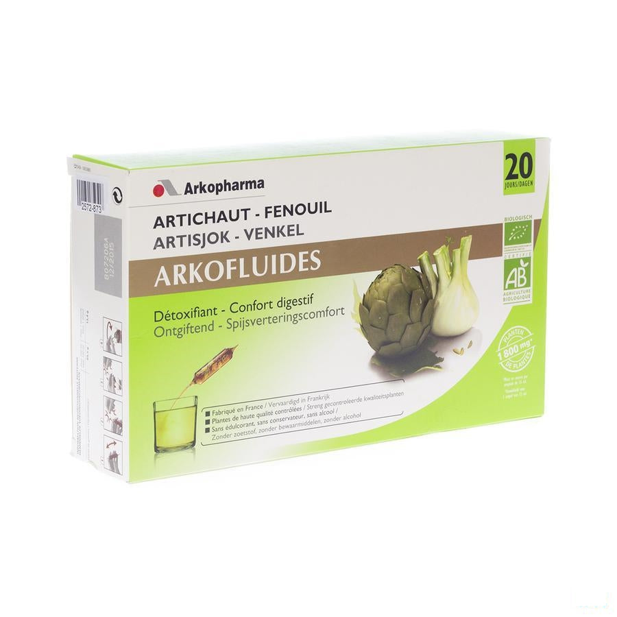 Arkofluide Artisjok Amp 20x15ml