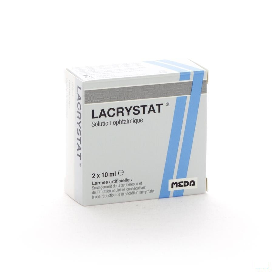 Lacrystat Collyre Fl 2x10ml Nf