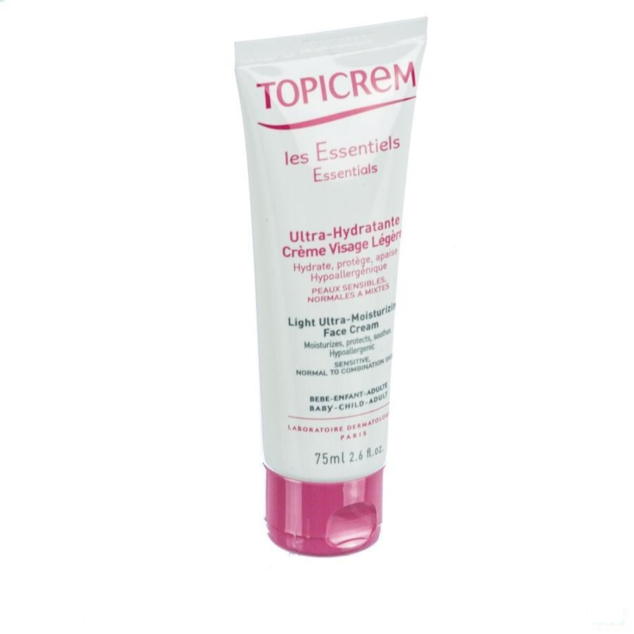 Topicrem Hydra Gelaatscreme Licht Tube 75ml