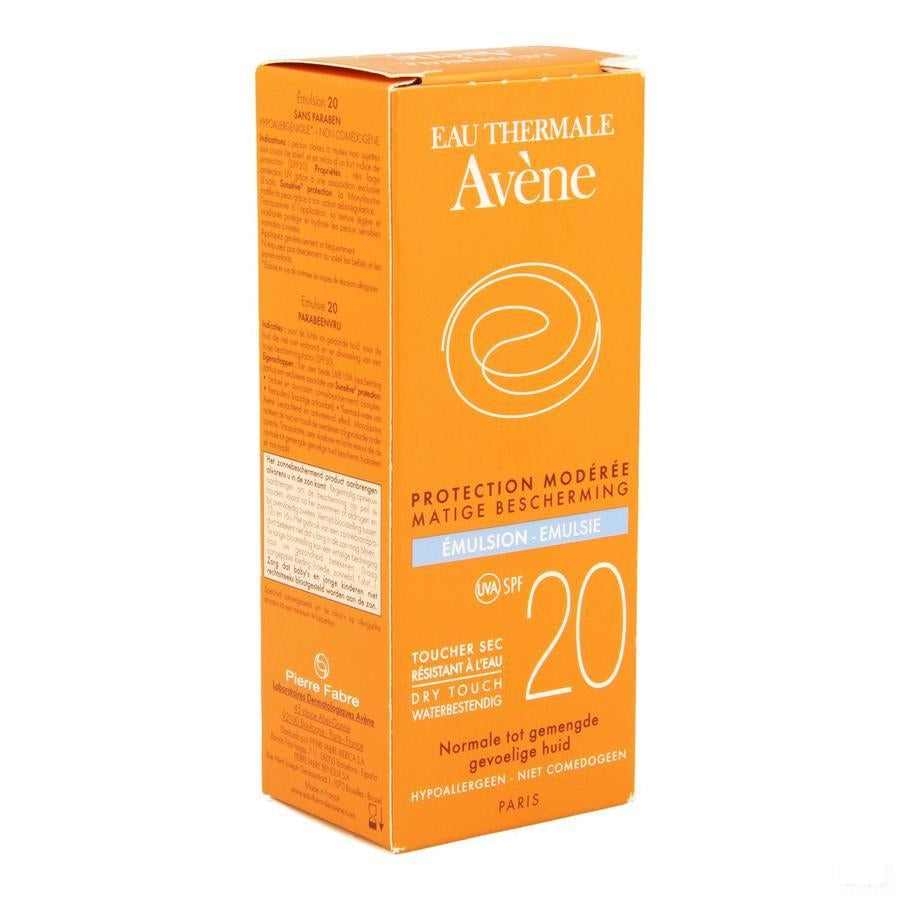 Avène Zon SPF20 Emulsie - 50 Ml