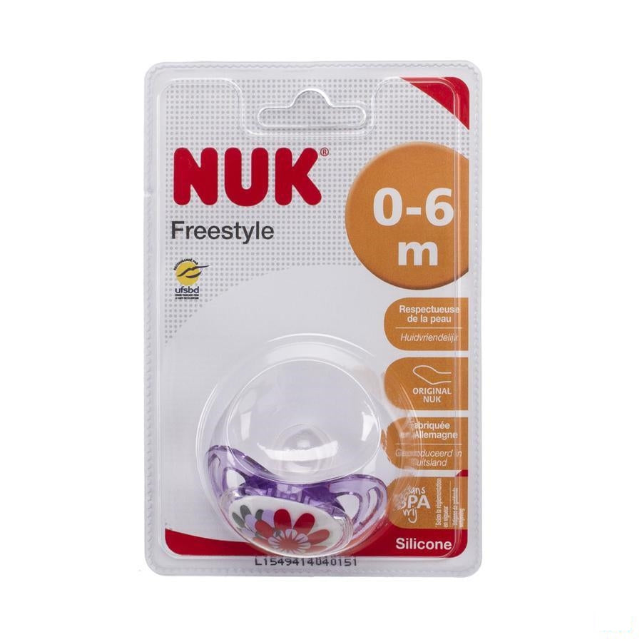 Nuk Fopspeen Freestyle Bloem 0-6m