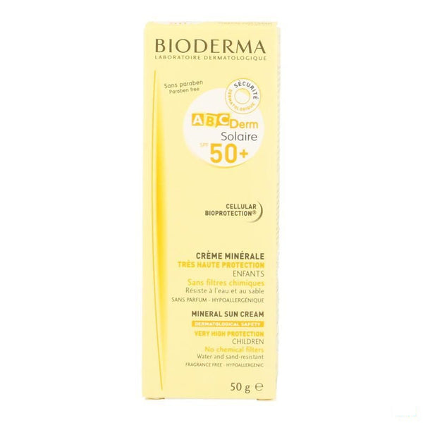 Bioderma Abc Derm Solaire Ip50+ Mineral Creme 50g - Bioderma - InstaCosmetic