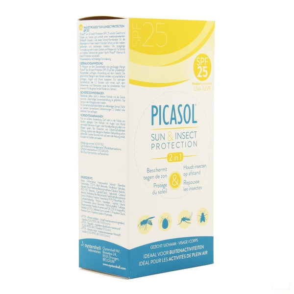 Picasol Sun SPF 25 & Insect Protection Fl 150ml - Axone Pharma - InstaCosmetic