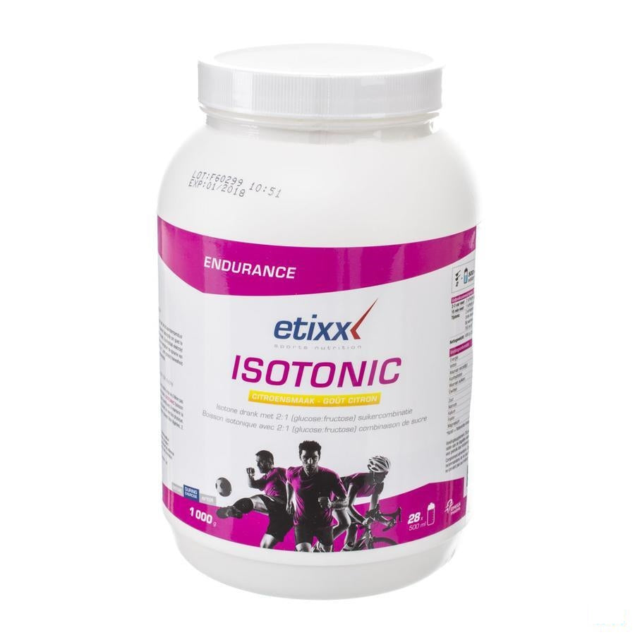 Etixx Isotonic Powder Lemon 1kg